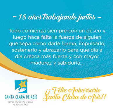 ¡Cumplimos 18 años!